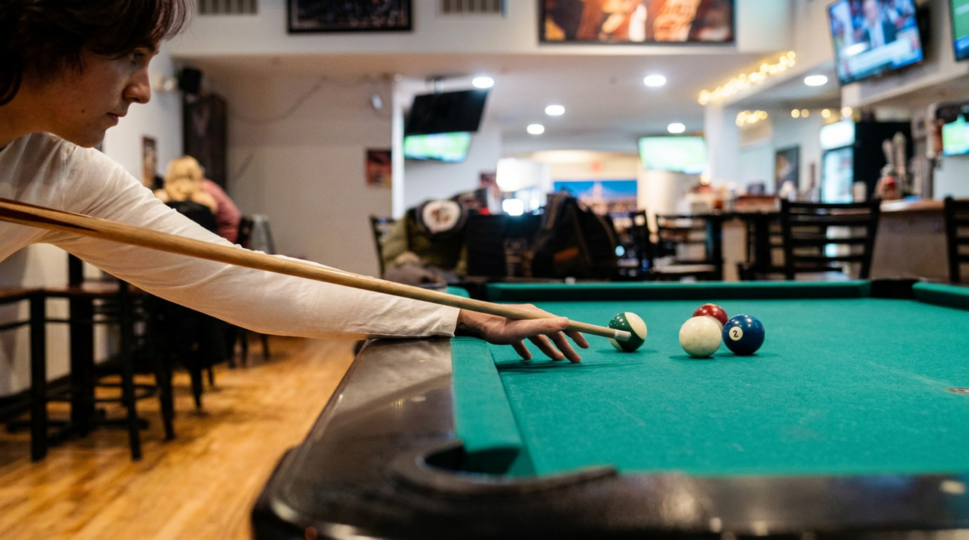 Pool, darts and karaoke