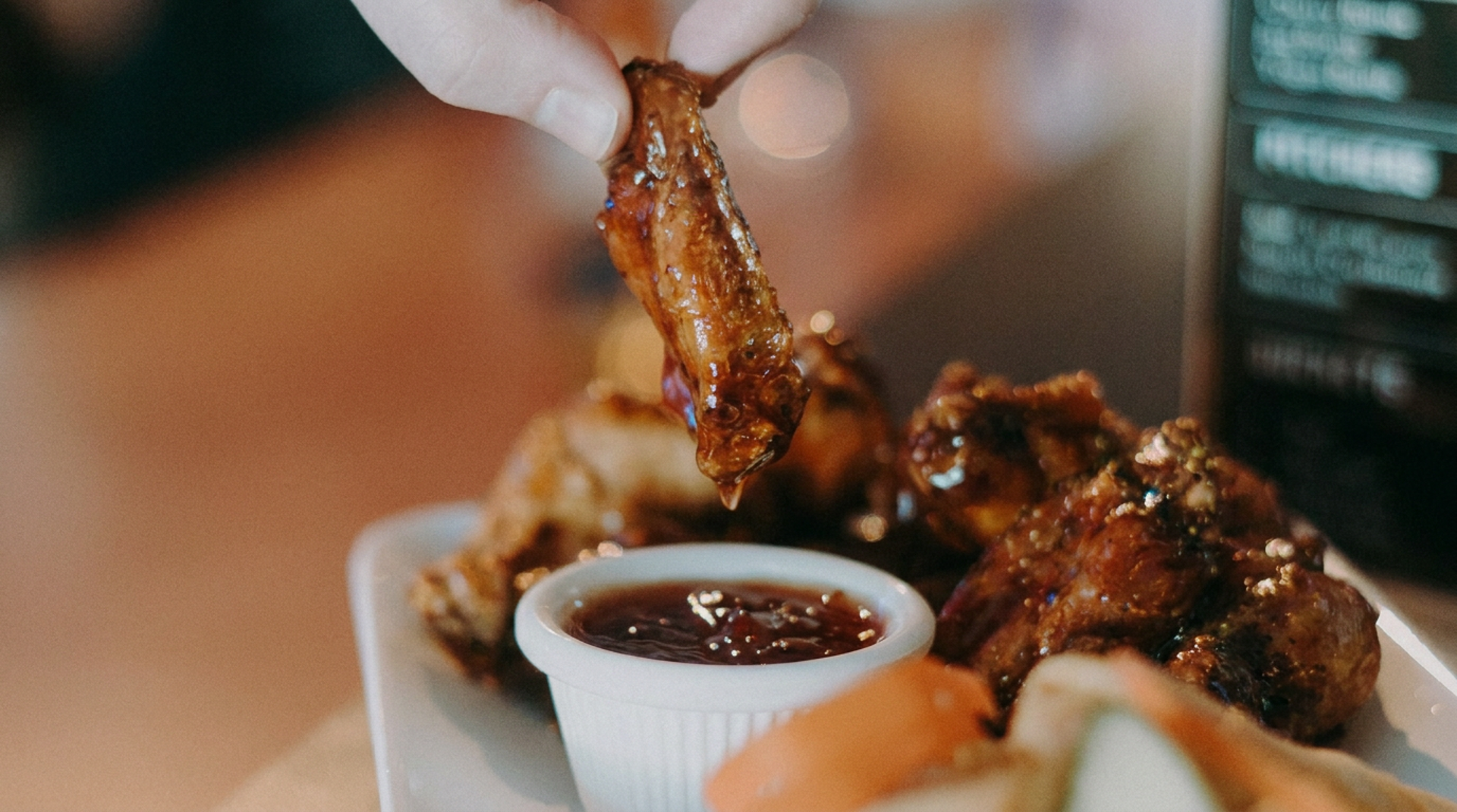Wings in nine sauces